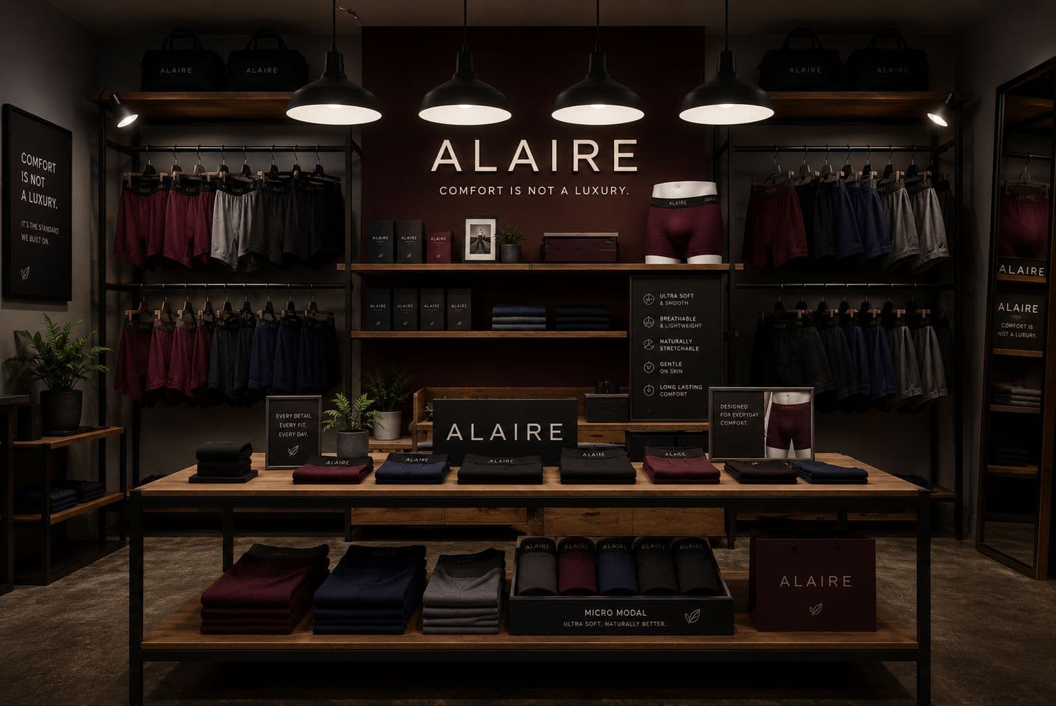 ALAIRE — Comfort is not a luxury